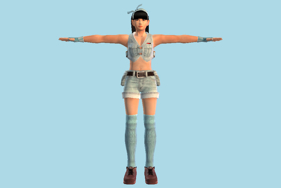 Tekken Jun Tag Tournament 3d model