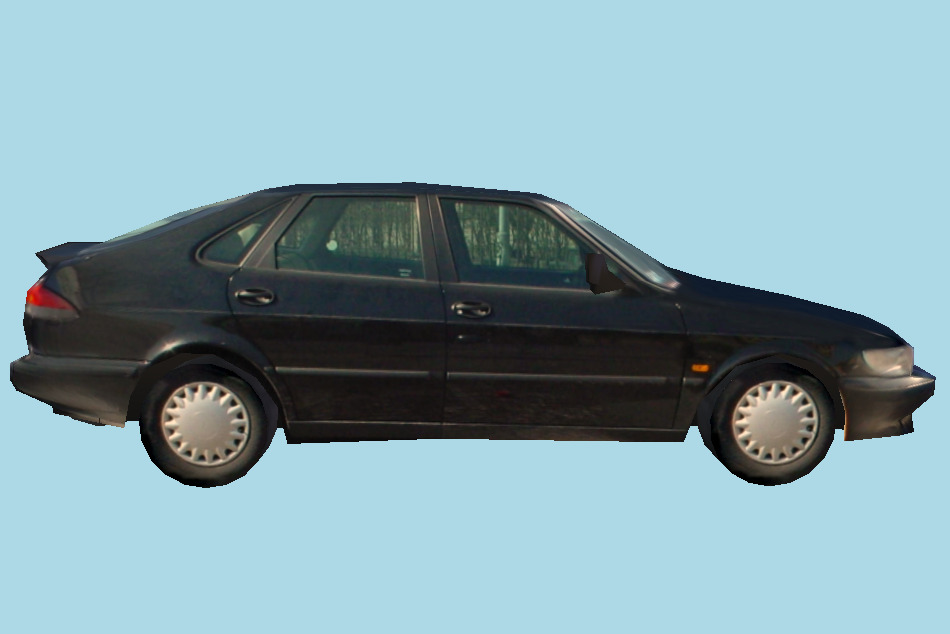 Car Low-poly 3d model
