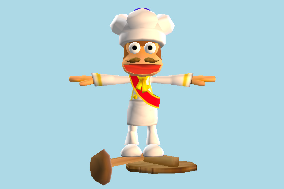 Saru! Get You! SaruSaru Big Mission Cook 3d model