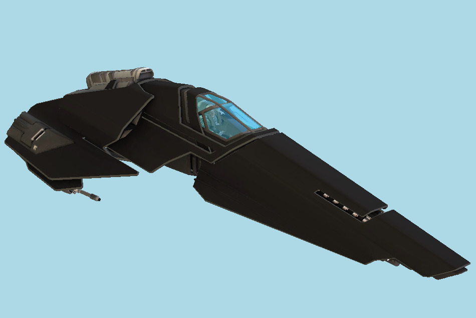 WipEout HD Feisar Spaceship 3d model
