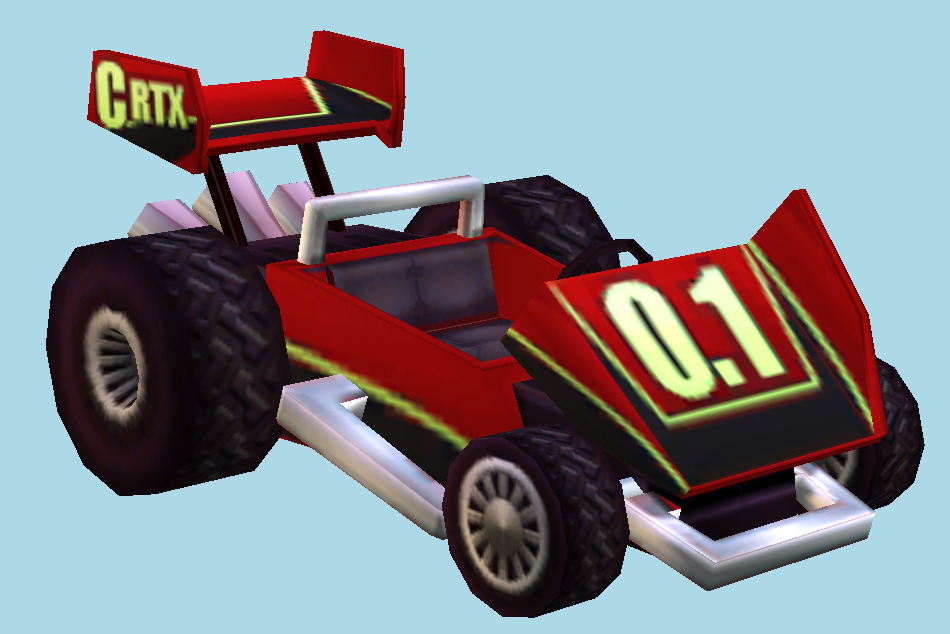 CTR Crash Tag Team Racing Car 3d model