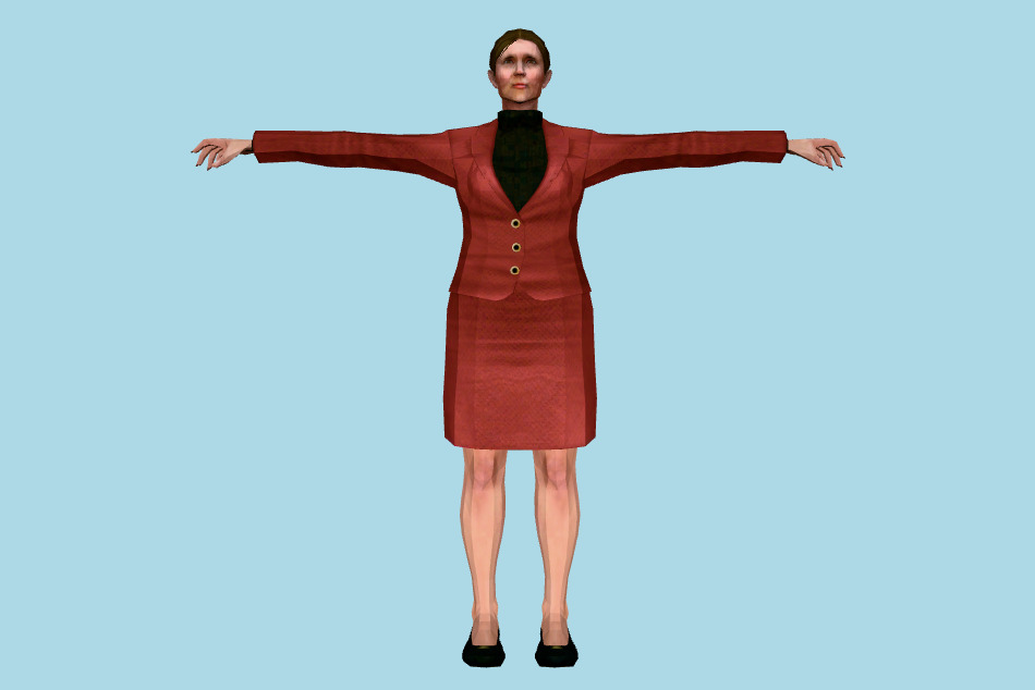 Urban Woman 3d model