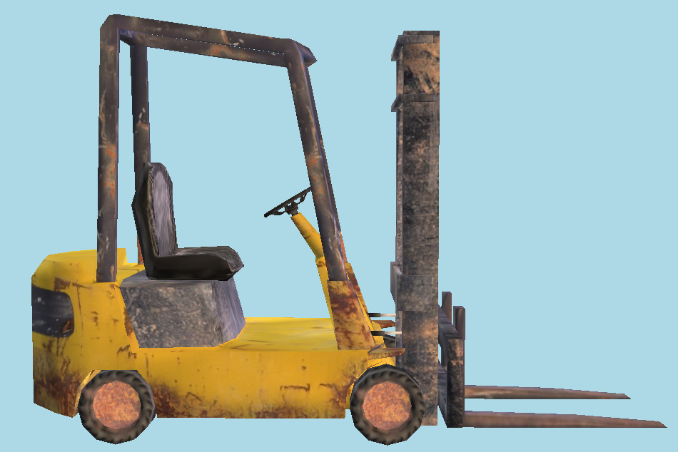 ForkLift Construction Machine 3d model
