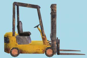 ForkLift Low-poly Forklift