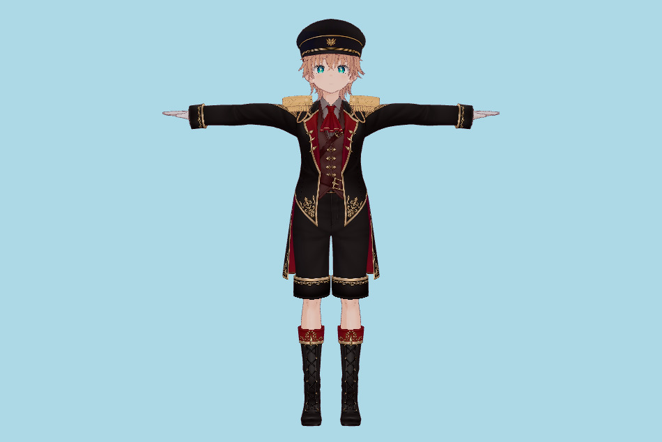 Marco Violetta VRM Boy 3d model