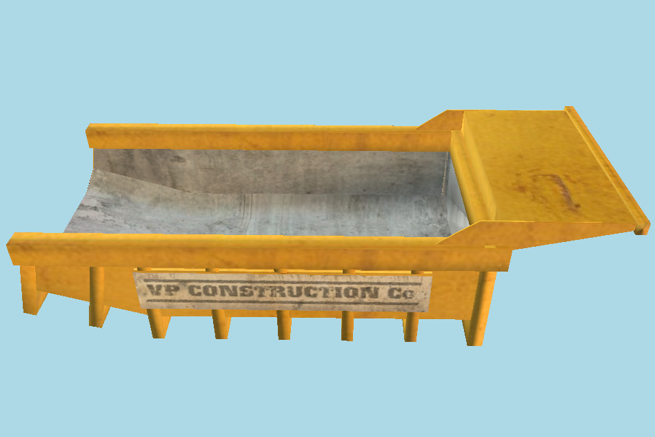 Trailer Bed 3d model