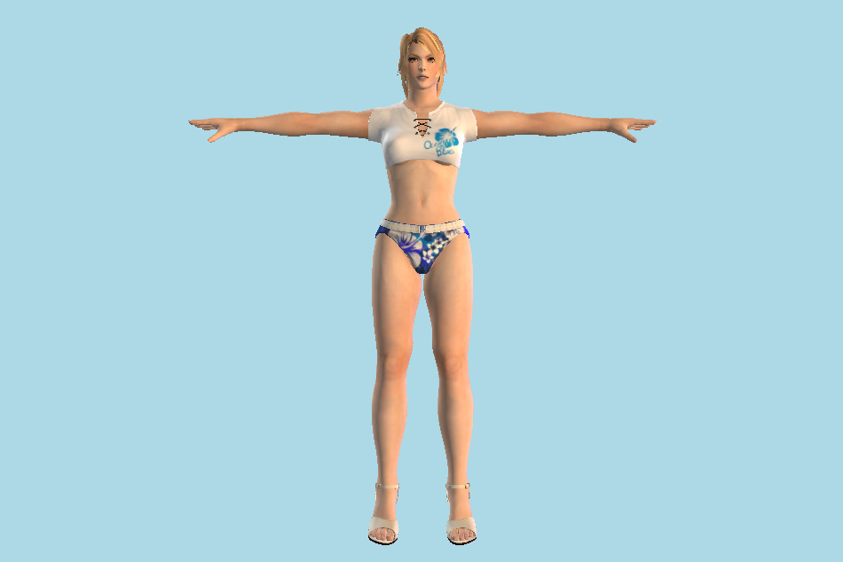 Dead or Alive 5 - Sarah Bryant 3d model