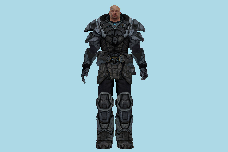 Soldier 3d model