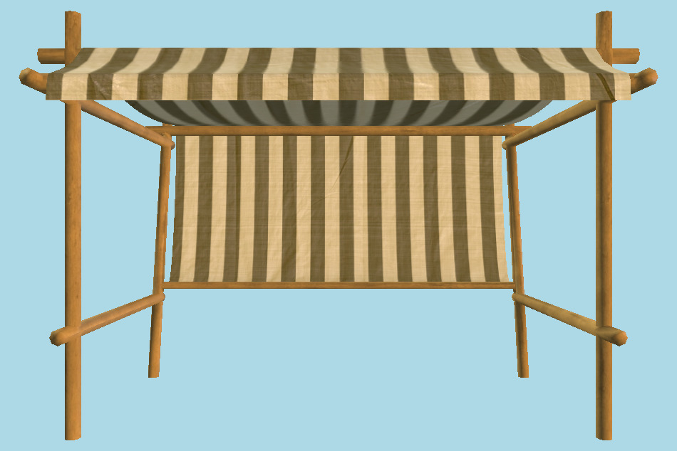 Trading Tent 3d model
