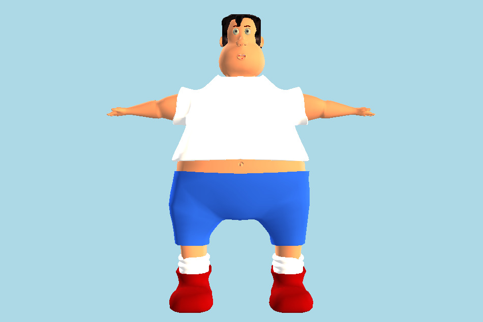 Fat Man 3d model