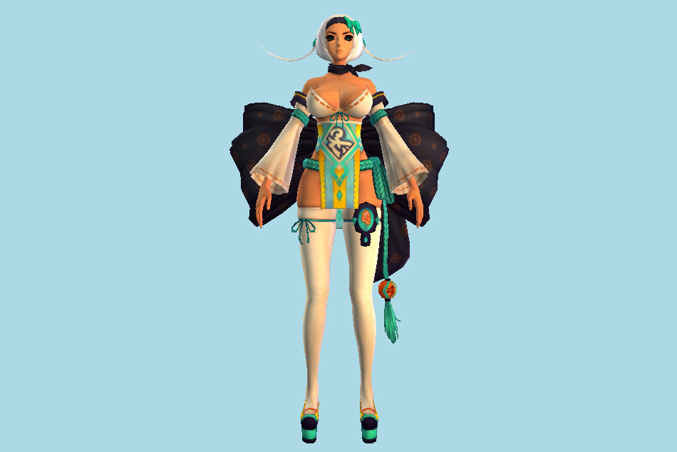 JIN Female 3d model