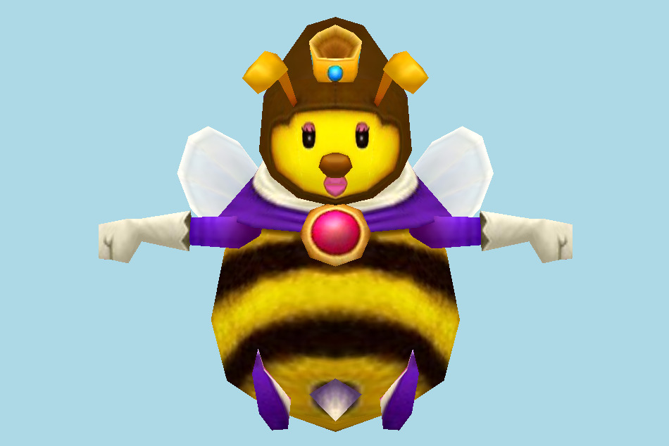 Mario Kart 7 Honey Queen 3d model