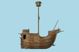 Ship galleon, pirate-ship, boat, sailboat, ship, watercraft, vessel, wooden, maritime, greek