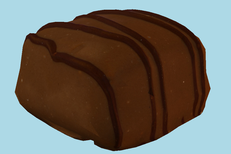 Milk Chocolate Caramel 3d model