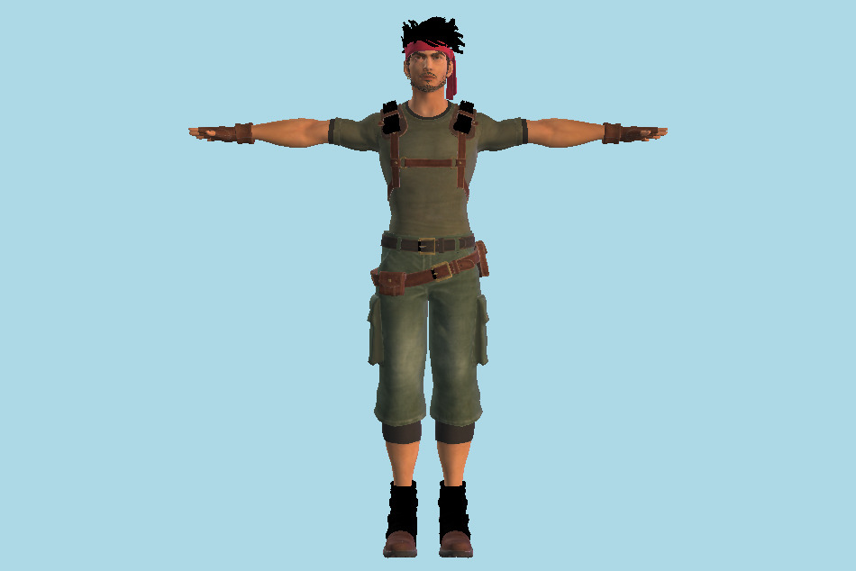 Final Fantasy 7 Remake - FFVII Biggs 3d model