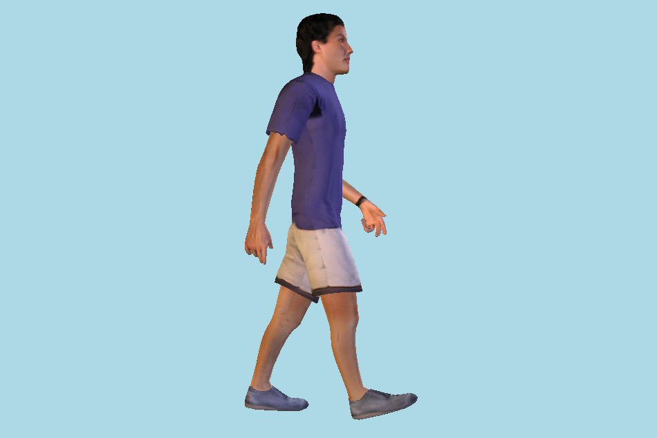 Man Walking 3d model