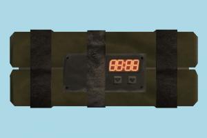 Bomb bomb, weapon, lowpoly