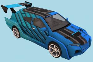 Speed Car racing, race, car, speed, fast, vehicle, truck, carriage, high-poly
