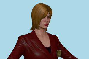 Alyssa Resident-Evil, RE, resident, evil, woman, female, people, human, xna, characters, rigged