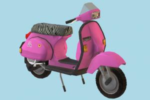 Faggio Motorbike motorbike, bike, motorcycle, vespa, vicecity, faggio, possition, motor, cycle, moto