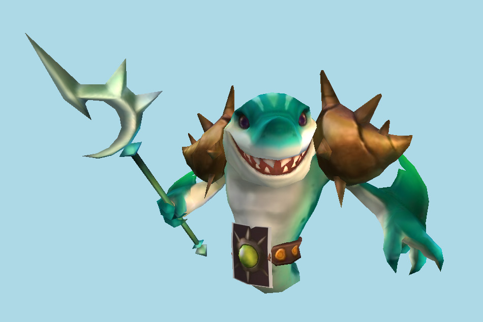 Summoners Wind War Charger Shark (Awakened) 3d model