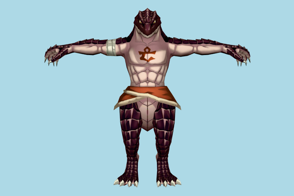 Zaryusu Shasha 3d model