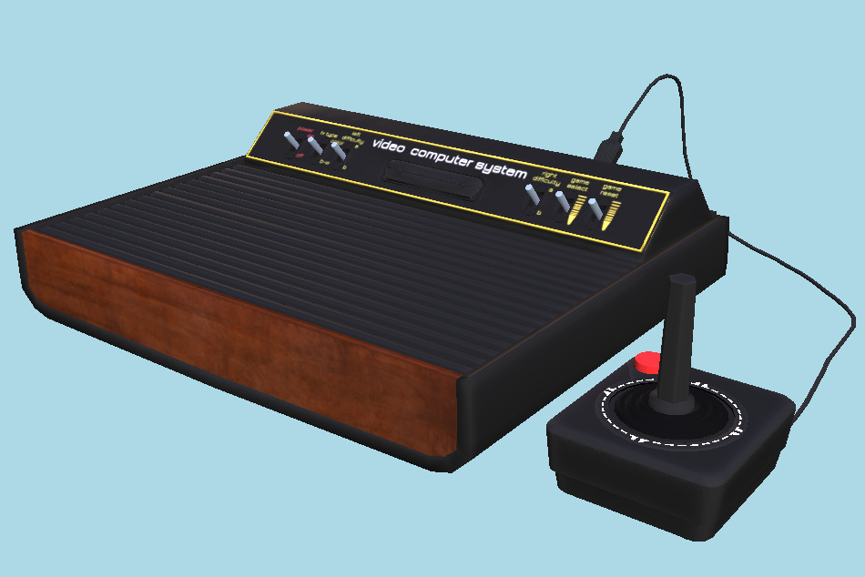 Atari 2600 3d model