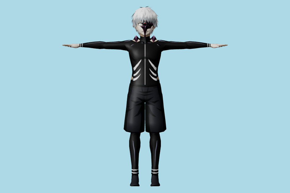 Tokyo Ghoul Re Birth - Ken Centipede 3d model