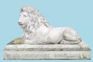 Lion Statue statue, sculpture, art, stone, marble, animal, animals, zoology, zoo, lion