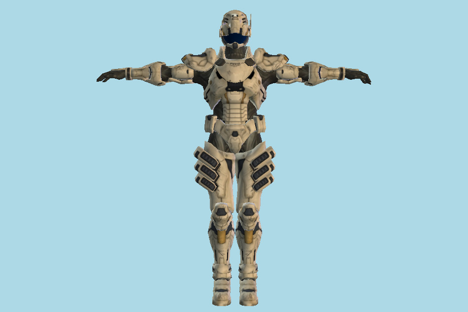 Mechanical Warrior 3d model