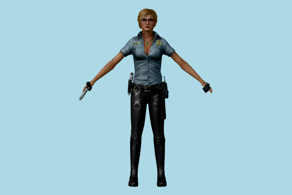 Silent Hill: Shattered Memories - Cybil Bennett 3d model