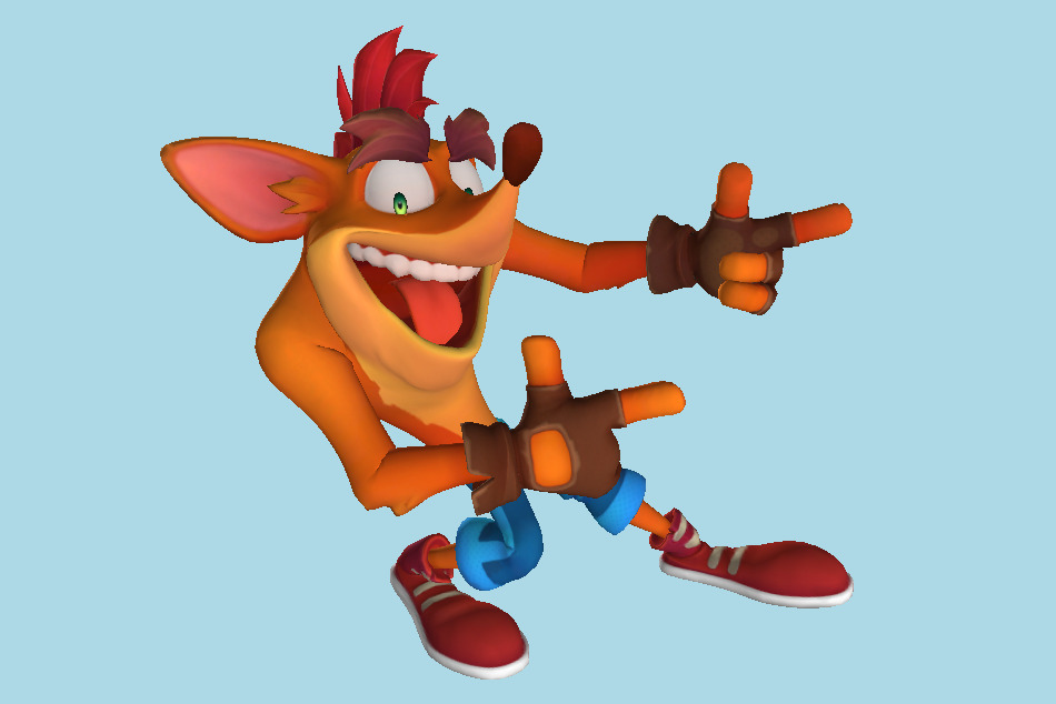 Crash Bandicoot 4 3d model