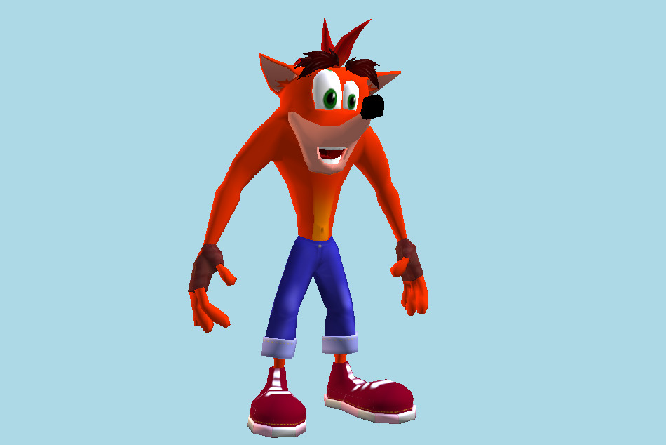 Crash Bandicoot 3d model