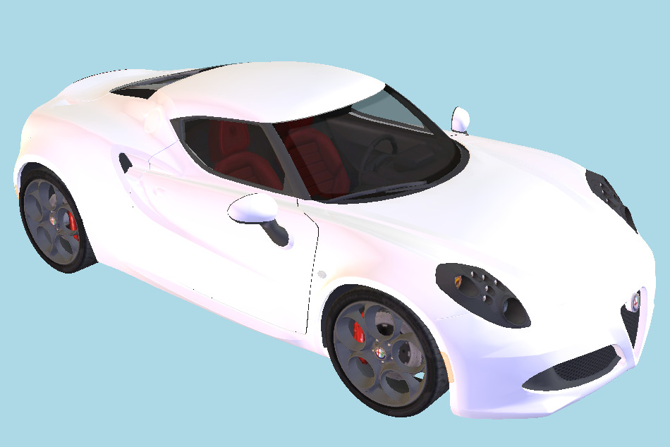 Alfa Romeo 4C Car 3d model