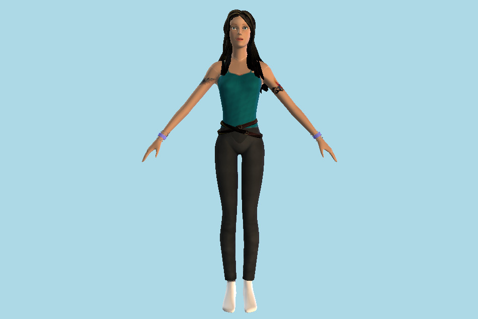 Breanna Girl 3d model
