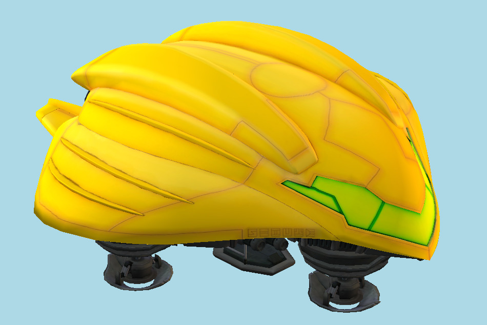 Metroid: Other M Base Samus Ship 3d model