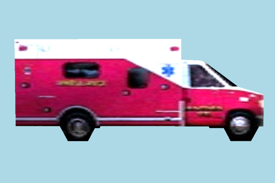 Harry Potter and the Philosopher Stone - Truck Low-poly 3d model