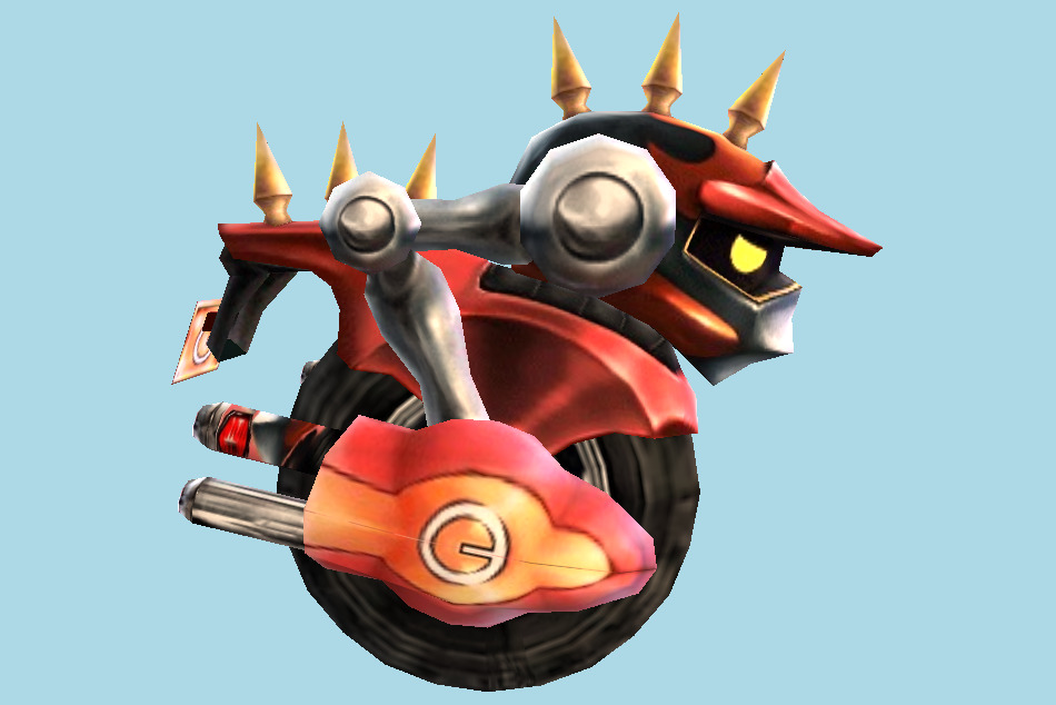 Super Smash Bros. Brawl Roader 3d model