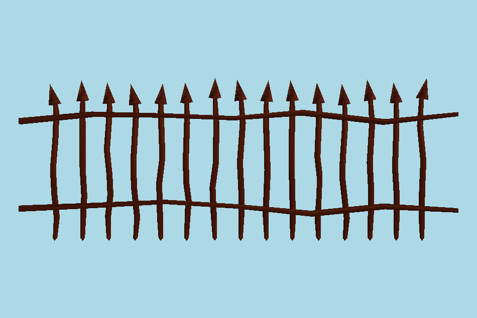 Fence 3d model