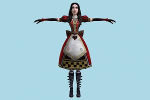 Alice Wonderland Alice-Wonderland, Alice, Wonderland, AMR, girl, female, woman, lady, people, human, character, teen, teenager
