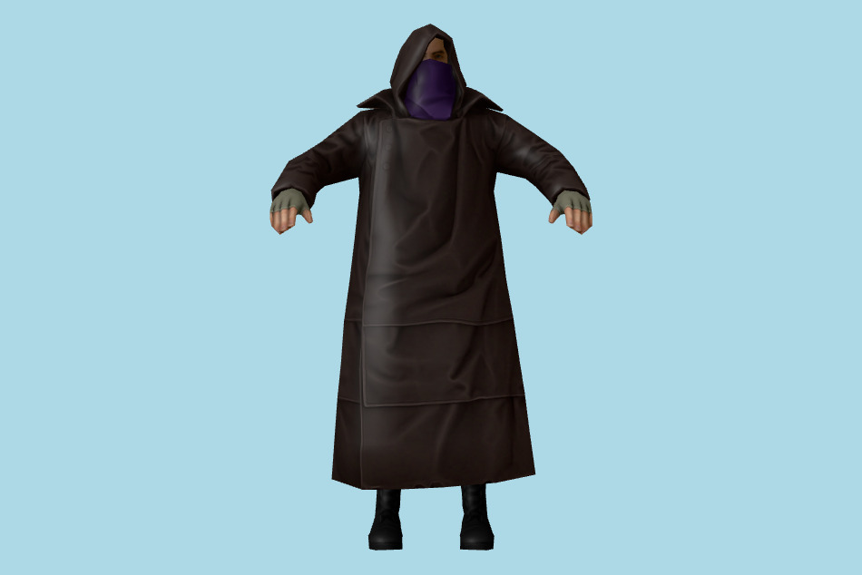 Resident Evil Survival Unit: Merchant (NPC) 3d model