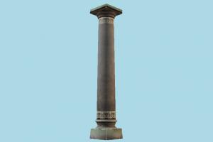 Column pillar, column, statue, sculpture, stone, marble