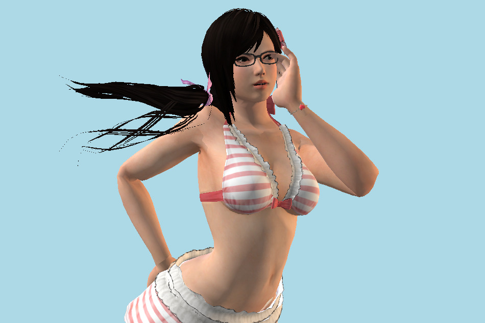 Dead or Alive 5 - DOA LR - Hot Summer - Kokoro Girl Pose 3d model