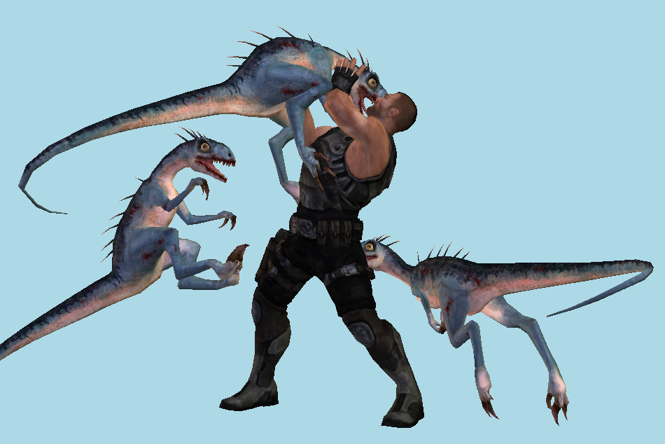 Dino Hunter 3d model
