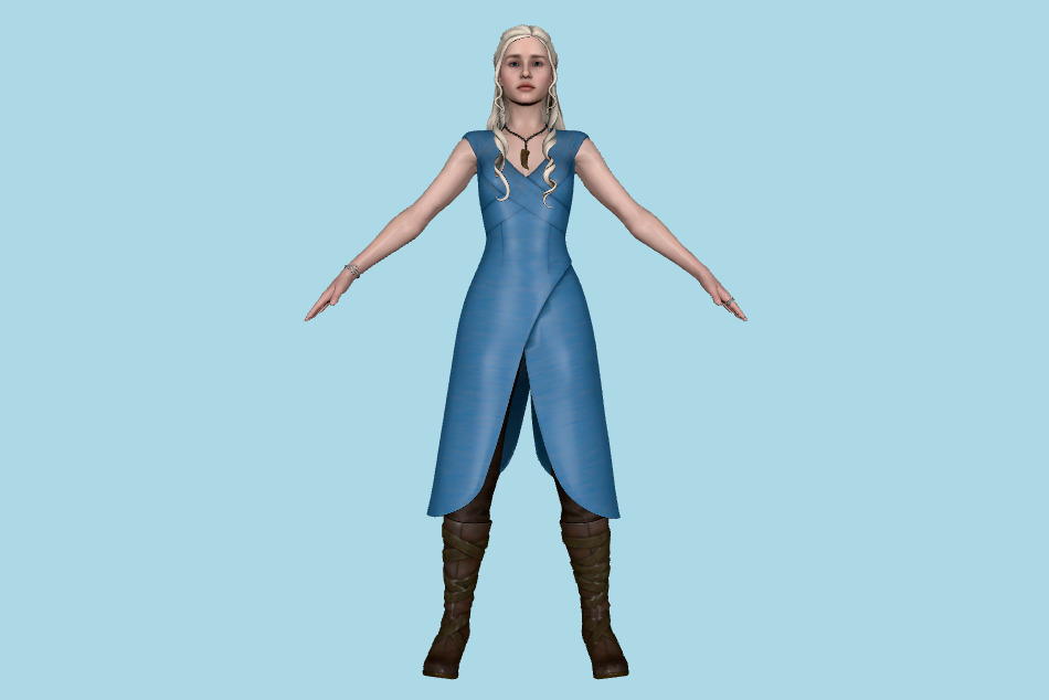 Death Stranding 2 - Tomorrow FN Daenerys Targaryen 3d model