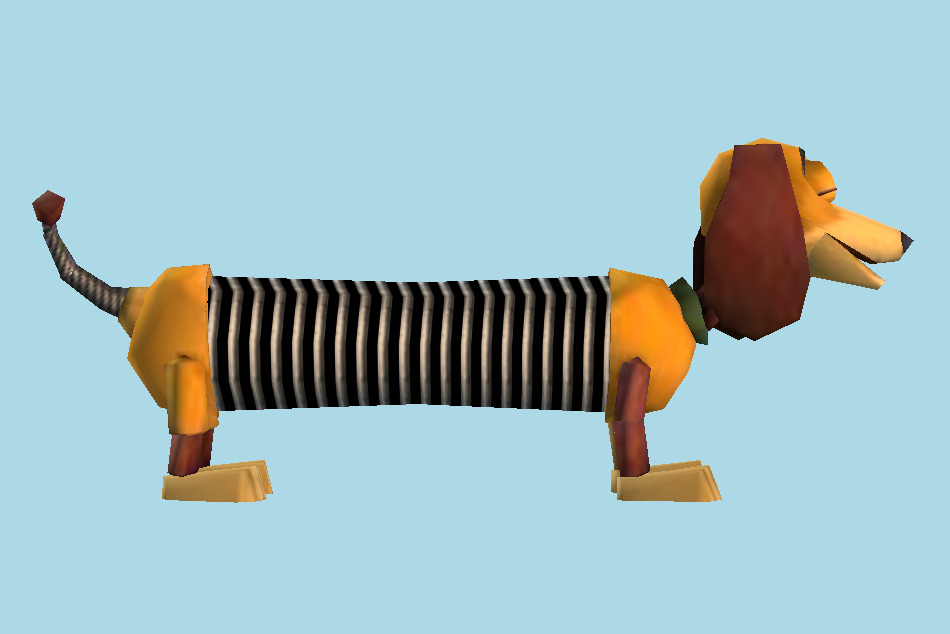 Toy Story 3 Slinky Dog 3d model