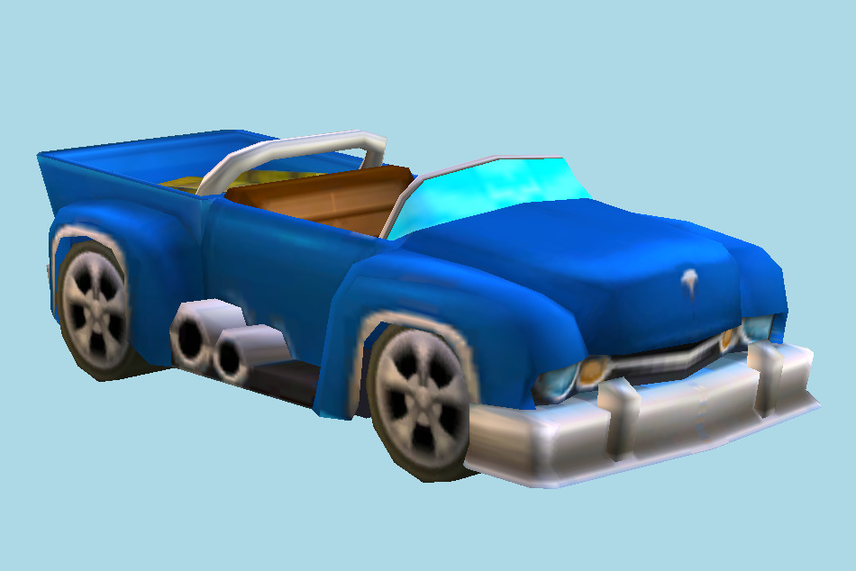 CTR Crash Tag Team Racing Car 3d model