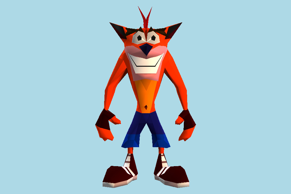 Crash Bandicoot 3d model