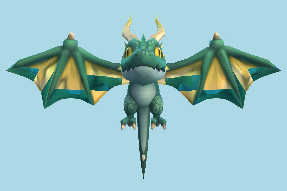 Little Dragon 3d model