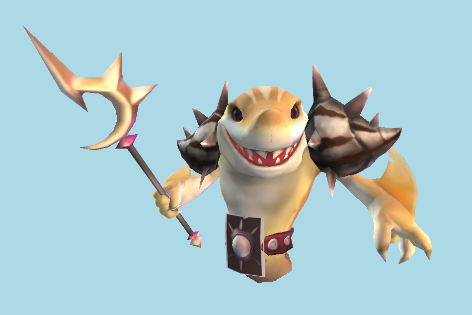 Summoners Light War Charger Shark (Awakened) 3d model